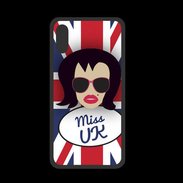 Coque  Iphone XS PREMIUM Miss UK Brune