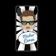 Coque  Iphone XS PREMIUM Mister Corse Chatain