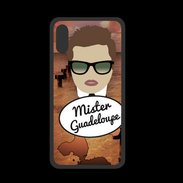 Coque  Iphone XS PREMIUM Mister Guadeloupe Chatain
