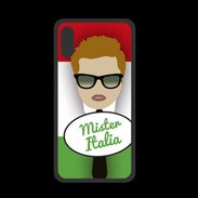 Coque  Iphone XS PREMIUM Mister Italie Roux