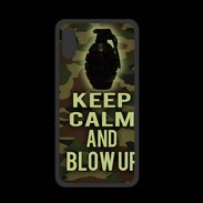Coque  Iphone XS PREMIUM Keep Calm and Grenade Camouflage