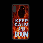 Coque  Iphone XS PREMIUM Keep Calm and Grenade