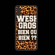 Coque  Iphone XS PREMIUM Wesh Gros Léopard