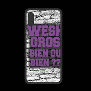 Coque  Iphone XS PREMIUM Wesh Gros Violet