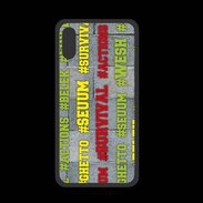 Coque  Iphone XS PREMIUM Wesh Vert Jaune