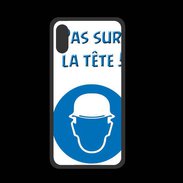 Coque  Iphone XS PREMIUM Pas sur la tête PR