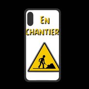 Coque  Iphone XS PREMIUM En chantier PR