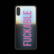 Coque  Iphone XS PREMIUM Fuckable Rose ZG