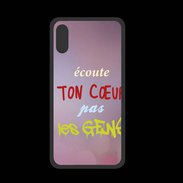 Coque  Iphone XS PREMIUM Coeur gens ZG