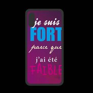Coque  Iphone XS PREMIUM Fort et faible ZG