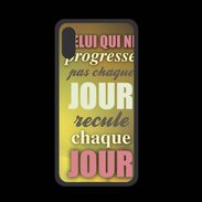 Coque  Iphone XS PREMIUM Progresse de jour en jour ZG