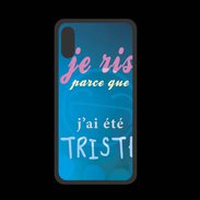 Coque  Iphone XS PREMIUM Triste ZG