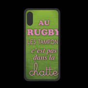 Coque  Iphone XS PREMIUM Rugby Tampons ZG