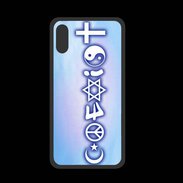 Coque  Iphone XS PREMIUM Co Exist Ciel ZG