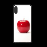 Coque  Iphone XS PREMIUM Belle pomme rouge PR