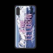 Coque  Iphone XS PREMIUM Je ride Le Lioran ZG