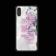Coque  Iphone XS PREMIUM Je ride Le Mont Dore ZG