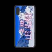Coque  Iphone XS PREMIUM Je ride Les Alpes ZG
