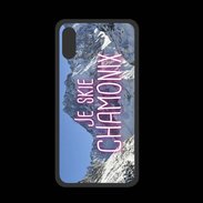 Coque  Iphone XS PREMIUM Je skie Chamonix ZG