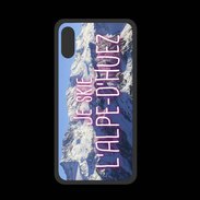 Coque  Iphone XS PREMIUM Je skie l'Alpes d'Huez ZG
