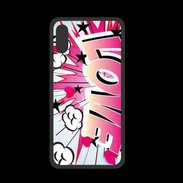 Coque  Iphone X PREMIUM Love graffiti 2