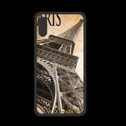 Coque  Iphone X PREMIUM Tour Eiffel vertigineuse vintage