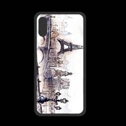 Coque  Iphone X PREMIUM Vintage Paris en dessin