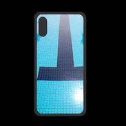 Coque  Iphone X PREMIUM Couloir de natation