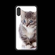 Coque  Iphone X PREMIUM chaton gris 4
