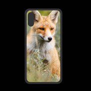 Coque  Iphone X PREMIUM Portrait d'un renard