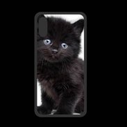 Coque  Iphone X PREMIUM Petit chaton noir
