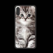 Coque  Iphone X PREMIUM Chaton gris 