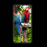 Coque  Iphone X PREMIUM Couple de macaw