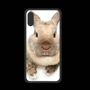 Coque  Iphone X PREMIUM Portrait de lapin
