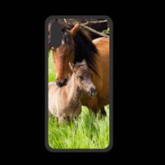 Coque  Iphone X PREMIUM Cheval et poulain