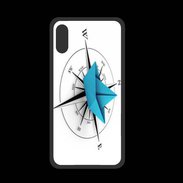 Coque  Iphone X PREMIUM Bateau rose des vents