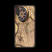 Coque  Iphone X PREMIUM Vintage compas de navigateur