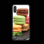 Coque  Iphone X PREMIUM Macarons sur ardoise