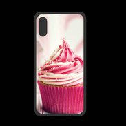 Coque  Iphone X PREMIUM Cup cake rose et blanc