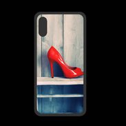 Coque  Iphone X PREMIUM Escarpin rouge