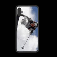 Coque  Iphone X PREMIUM Skieur en montagne