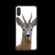 Coque  Iphone X PREMIUM Portrait d'un chevreuil 50