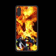 Coque  Iphone X PREMIUM Pompier soldat du feu