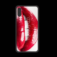 Coque  Iphone X PREMIUM Bouche sexy gloss rouge