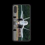Coque  Iphone X PREMIUM Avion de chasse F18 de face