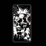 Coque  Iphone X PREMIUM Tête de mort 1500