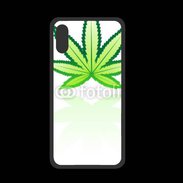 Coque  Iphone X PREMIUM Feuille de cannabis 2