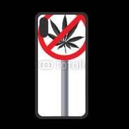 Coque  Iphone X PREMIUM Cannabis interdit
