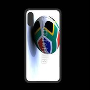 Coque  Iphone X PREMIUM Ballon de rugby Afrique du Sud