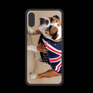 Coque  Iphone X PREMIUM Bulldog anglais en tenue